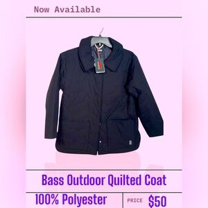 BNWT- Bass Quilted Light Weight Puffer Long Sleeve Jackets.